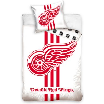 Tip Trade povlečení NHL Detroit Red Wings White 140x200 70x90