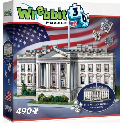 Wrebbit 3D puzzle Bílý dům Washington 490 ks – Zbozi.Blesk.cz