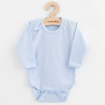 Kojenecké body celorozepínací New Baby Classic modré – Zboží Dáma