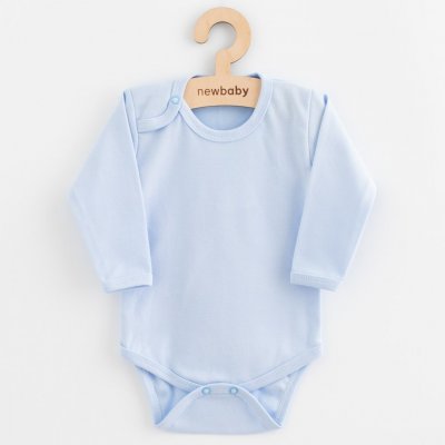 Kojenecké body celorozepínací New Baby Classic modré – Zboží Dáma