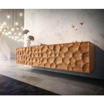 Delife Solu 260 cm 2 dvířka 6 zásuvek Noha – Hledejceny.cz