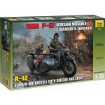 Zvezda R-12 German Motorcycle 3607 1:35 – Zboží Dáma
