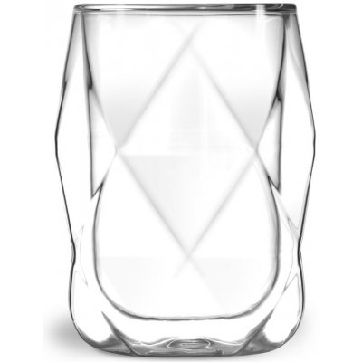 Vialli Design 2 dvoustěnných sklenic na latté Geo 250 ml