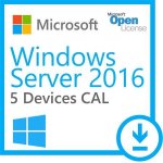 OEM Microsoft Windows Server CAL 2016 Eng 5 Device CAL R18-05206 – Zboží Živě