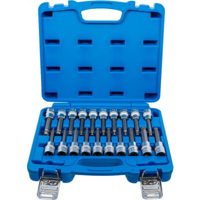BGS technic 5170 BGS , Sada nástrčných hlavic hnací vnitřní čtyřhran 12,5 mm (1/2") vnitřní šestihran, T-profil (pro Torx), vnitřní tisícihran (pro XZN) s kulovou hlavou 20dílná – Zbozi.Blesk.cz