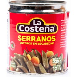 La Costeňa Serrano celé 220 g