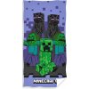 Ručník Carbotex Plážová osuška Minecraft motiv Enderman Monsters 70 x 140 cm