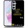 Pouzdro a kryt na mobilní telefon Samsung Picasee Ultimate Case Samsung Galaxy A35 5G Kazma TOHLE JE ŽIVOT A NIC VÍC NEBUDE