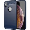 Pouzdro a kryt na mobilní telefon Apple Cadorabo pouzdro pro Apple iPhone XS MAX v modrém ochranném pouzdře TPU kryt Etui kryt mobilního telefonu