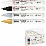 Kreul Perá na sklo a porcelán Glamour 4ks – Zboží Dáma