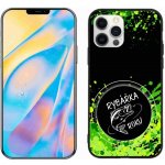 mmCase na iPhone 12 - rybářka roku černé pozadí – Zboží Mobilmania