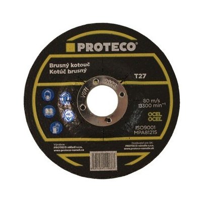 Proteco Kotouč brusný 125 x 6.4 x 22.2 mm 10.20-B-125-64 – Zboží Dáma