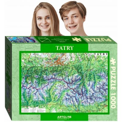 Artglob TATRY TURISTICKÁ MAPA 1 : 50 000 1000 dílků