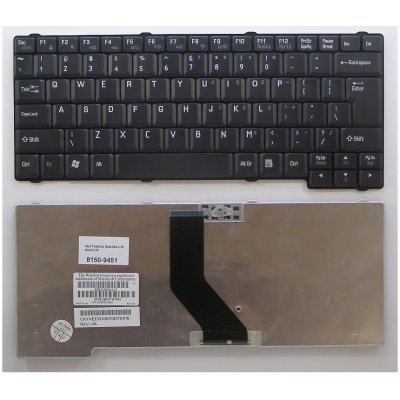 česká klávesnice Toshiba Satellite L10 L15 L25 L30 L35 černá UK/CZ přelepky – Zboží Živě