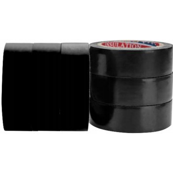 CHINEX Elektroizolační páska PVC vodotěsná 6 ks 8286 černá