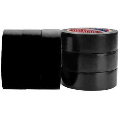 CHINEX Elektroizolační páska PVC vodotěsná 6 ks 8286 černá – Hledejceny.cz