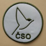 Nášivky - Logo ČSO - různé barvy Varianta: bílá se zelenou výšivkou – Hledejceny.cz