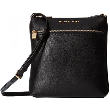 Michael Kors Riley Small Flat crossbody black gold