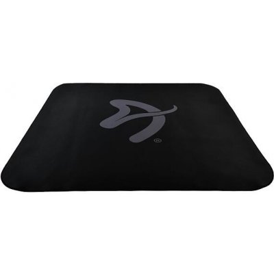 AROZZI Zona Quattro Black Grey/ ochranná podložka na podlahu/ 116 x 116 cm/ černá s šedým logem (AZ-ZONA-QTRO-BKGY) – Zboží Mobilmania