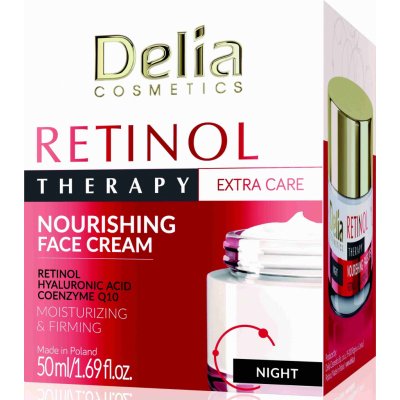 Delia Cosmetics Retinol Therapy noční pleťový krém s Q10 50 ml