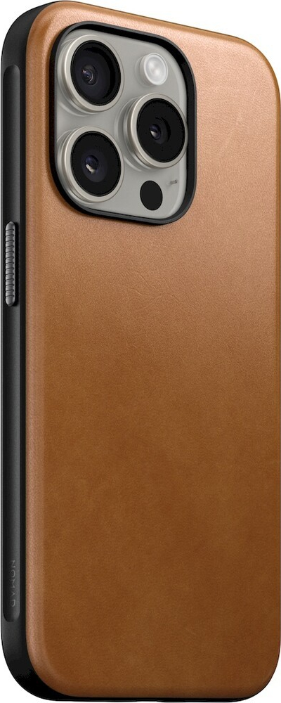 Nomad Modern Leather MagSafe iPhone 15 Pro english tan