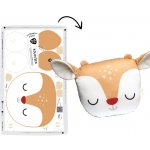 Panel na šití / Polštářek / Koloušek meruňkový – Sleviste.cz