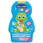 On Line Kids šampon a sprchový gel Blueberry modrý 250 ml – Zbozi.Blesk.cz
