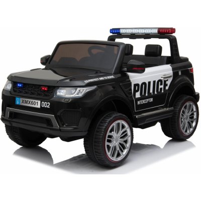 Daimex elektrické autíčko SUV Rover Policie 4x4 s Led majáky a čtyřmi  motory dvoumístné černá od 9 399 Kč - Heureka.cz