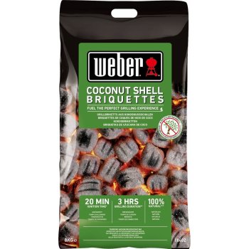 Weber 18402 Brikety z kokosových skořápek 8 kg