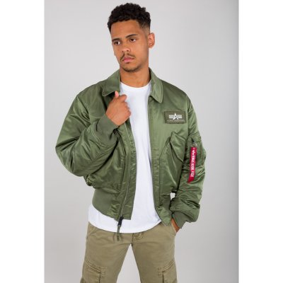 Alpha Industries bunda CWU 45 sage green – Zboží Mobilmania