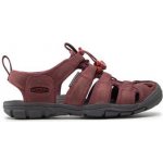 Keen Clearwater CNX Leather Women wine/red dahlia – Zboží Mobilmania