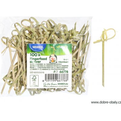 Wimex Fingerfood bodec bambusový FSC 100% Uzlík 10cm – Sleviste.cz