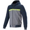 Bunda na motorku Alpinestars Chrome STREET HOODIE 2024 modro-šedo-žlutá