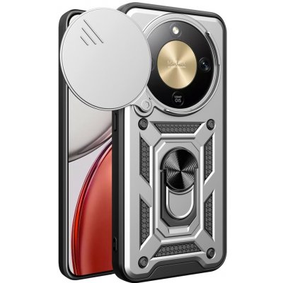 VSECHNONAMOBIL 132283 RING CAMERA Kryt s držákem pro Honor Magic8 Lite 5G stříbrný – Zboží Živě