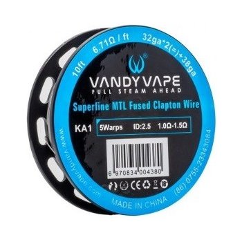 Vandy Vape Superfine MTL Fused Clapton odporový drát Kanthal 32GAx2 + 38GA 3m