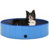 Bazény pro psy Nabytek XL Skládací bazén pro psy PVC modrý 120 x 30 cm