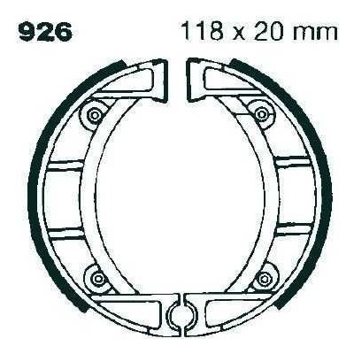 EBC 926 WG brzdové pakny čelisti na motorku – Sleviste.cz