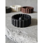 Dess Craft Studio STEM Stojánek na vonné tyčinky s vroubkovaným okrajem ručně odlévaný Barva 2 Obsidian Matte – Hledejceny.cz