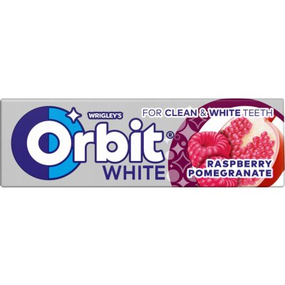 Orbit Bílá Raspberry Granátové jablko 14g – Sleviste.cz