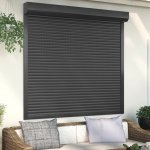 vidaXL Předokenní roleta hliníková 160 x 150 cm antracitová – HobbyKompas.cz