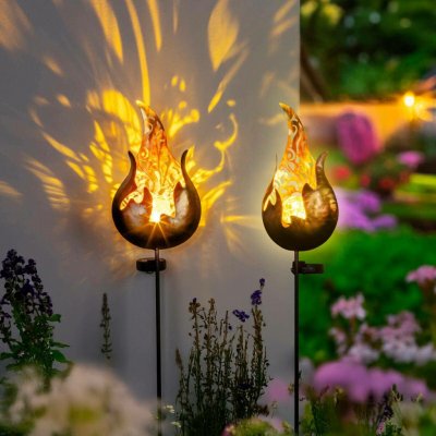 Haushalt international Solární zahradní zápich Fuego, 2 kusy – Hledejceny.cz