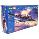 Revell Plastic ModelKit letadlo 04279 B-17FMemphis Belle 1:72 – Zboží Dáma
