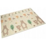 Bocioland Skládací pěnová podložka oboustranná Happy day – Zboží Dáma