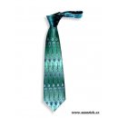 Soonrich kravata zelená kytara kor049