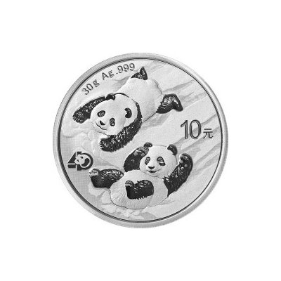 China Mint Shanghai Mint stříbrná mince Panda 2022 30 g – Zbozi.Blesk.cz