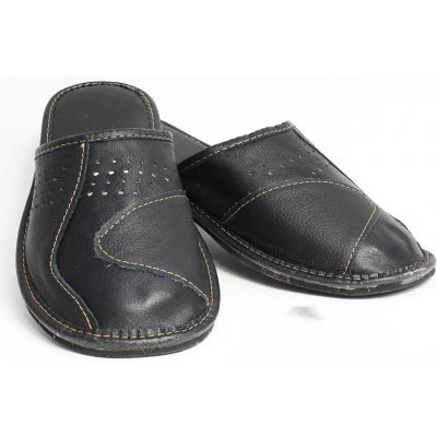 Pánské kožené papuče Model 7A – Zboží Dáma