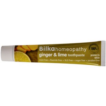 Bilka homeopatická zubní pasta Zázvor a Limetka 75 ml