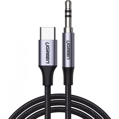 Ugreen CM450 stereo audio AUX cable 3,5 mm mini jack - USB Type C pro smartphone, 1m – Zboží Mobilmania