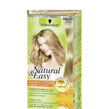 Schwarzkopf Natural & Easy 532 světle popelavě plavá perleť 50 ml