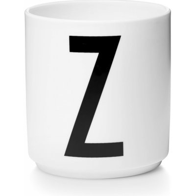 DESIGN LETTERS Porcelánový hrneček dózička Letters S černá porcelán 300 ml